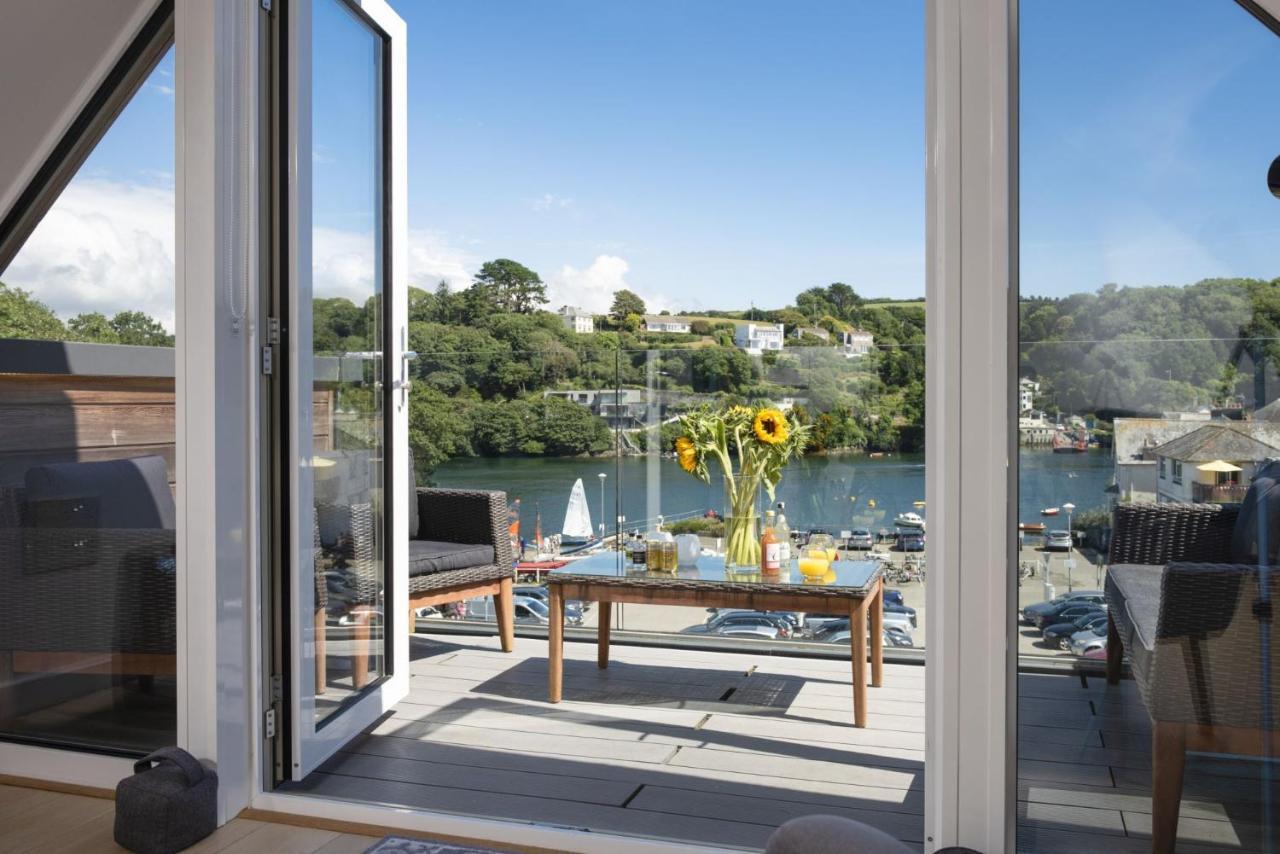 Appartement Fowey Penthouse, Fowey Extérieur photo